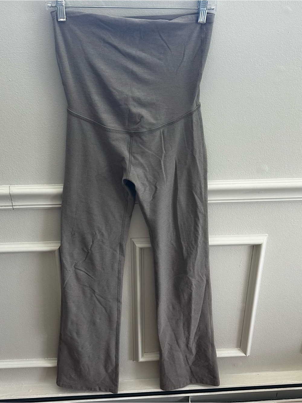 Beyond the Bump bootcut spacedye maternity leggings
